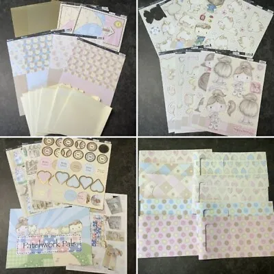 NEW Kanban QVC Patchwork Pals 3D Decoupage Card Making Kit 40+Pieces • £24