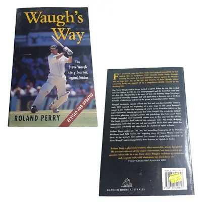 $18 • Buy Waugh's Way By Roland Perry Sports Cricket Steve Waugh Biography