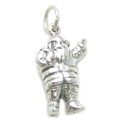 Santa Father Christmas Sterling Silver Charm .925 X 1 Xmas Charms • £25.99