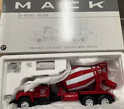 2000 1ST First Gear #19-2560 MOOSEHEART MACK R-Model Cement Mixer 1/34 Diecast $ • $64.95