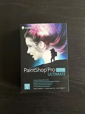 COREL PAINTSHOP PRO 2018 ULTIMATE. Paintshop Pro For Windows 10- NEW AND SEALED  • £30