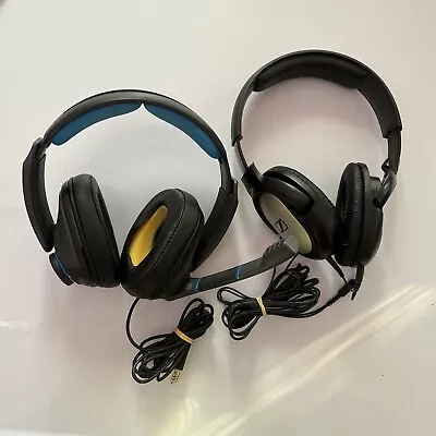 2x Sennheiser 3.5mm Corded Headphones: GSP 300 Gaming Headphone & HD 201 Wired • $38.60