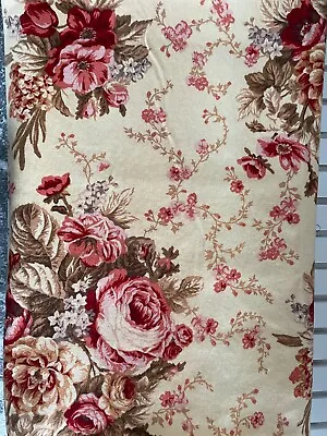 Vintage Waverly Floral  Curtain Panel 48 • $20