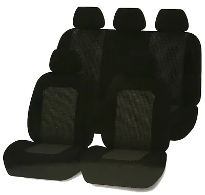 $104.95 • Buy Suzuki Grand Vitara & Ignis Seat Covers Front & Back W Headrests Black Airbag Co