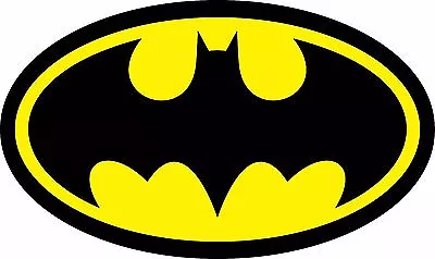 Diecut Vinyl BATMAN LOGO Decal Sticker Comic Dark Knight Colored  • $99.99