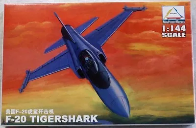 80424 US F-20 TIGERSHARK Plastic Model Kits  Assembled Aircraft 1/144  • $10.29