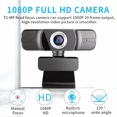 High Quality 1080P WebCam USB Camera Full HD Resolution TV Camera PC Cam • $29.79