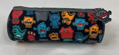 Monster (Cute Friendly) Zip Bag Makeup 8  W/ Rubber Pull Tab • $19.95