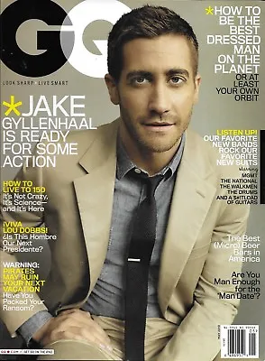 GQ Magazine Jake Gyllenhaal Ian Somerhalder Matt Kemp Santino Ferrucci Beer 2010 • $20.66