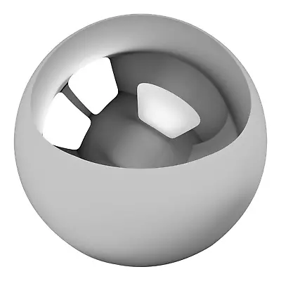 One Large 4  Inch Chrome Solid Steel Bearing Ball G100 • $84.38
