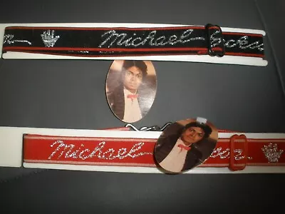 NEW Vintage Lee 1984 Michael Jackson Stretch Belt (YOU CHOOSE COLOR) • $19.99
