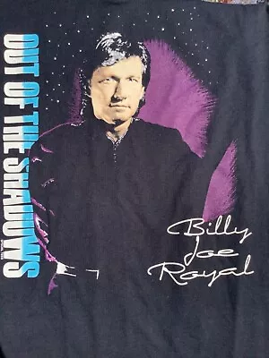 Billy Joe Royal Out Of The Shadows Mens L Screen Stars T-Shirt Black New Vintage • $29.88