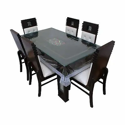 $28.70 • Buy 6 Seater Waterproof Dining Table Cover Transparent PVC Plastic Cover 90 X 60  AU