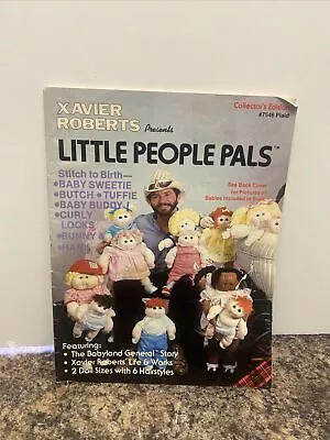 Vintage Xavier Roberts Little People Pals Collector's Edition 7546 Plaid Book • $7.74