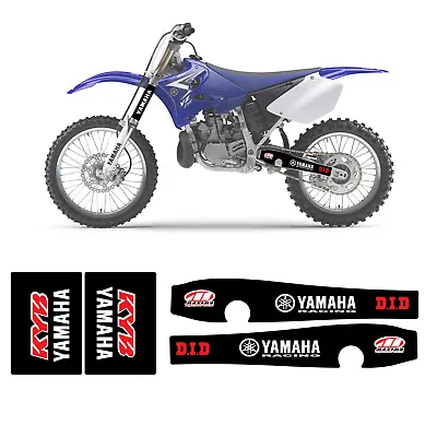 2005-2023 YAMAHA YZ250 YZ125 Fork And Swingarm Graphic Set Black Motocross Decal • $42.74