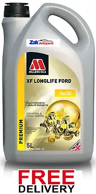 £38.05 • Buy MILLERS XF Longlife Ford 0w30  High Performance Fully Synthetic Engine Oil- 5L