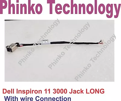 DC Power Jack Cable For Dell Inspiron 11 3000 3147 3148 3157 3158 JCDW3 0JCDW3 • $11
