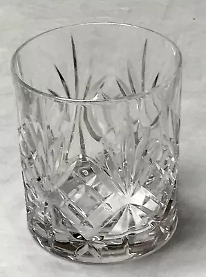 Vintage Waterford(?) Crystal Old-Fashioned Whiskey Glass 3-5/8” Tall 3-1/8” Wide • $17