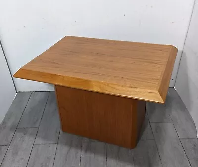 Vintage Vejle Stole & Mobelfabrik Mid Century Danish Modern Teak Pedestal Table • $427.50