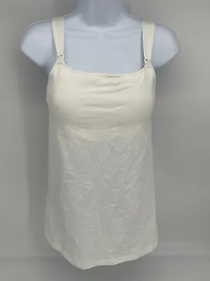 Kindred Bravely Signature Cotton Nursing & Maternity Tank White Size M • $4.99
