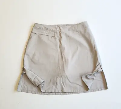 $14.95 • Buy Patagonia Skort Duway Skirt Beige Golf Athleisure Shorts Side Zip Vents Size 6