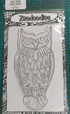 Zendoodles Clear Stamps  BIG OWL  Designed By Lindsay Mason   New • £6.95