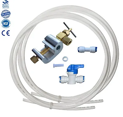 £12.95 • Buy Fridge Freezer Water Filter Plumbing Fittings Connection Kit Pipe Connector 