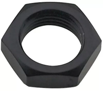 FRAGOLA 492404-BL -4 AN Bulkhead Nut Adapter Thread Size: 7/16-20 Black Aluminum • $6.65