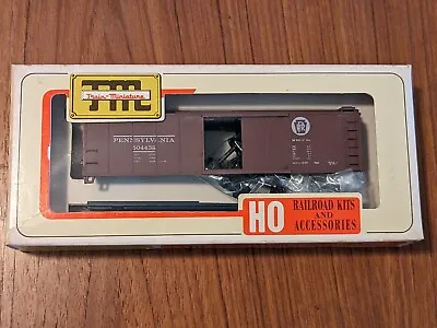 Train-Miniature TMI Classic PRR X-29 HO 40' Steel Box Car Kit Pennsylvania NIB • $11