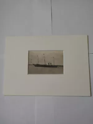 Vintage Nautical Photo In A Nice Frame C.1920s Ship • £10.99