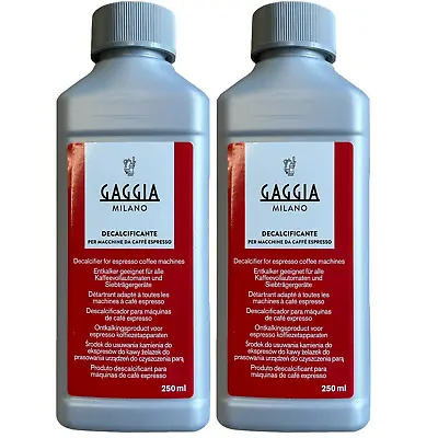 Genuine Gaggia Coffee Machine Descaler Decalcifier 2 X 250ml Bottle RI9111/60 • £17.84