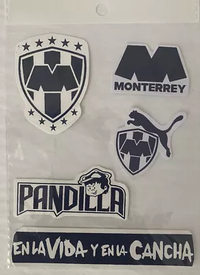 New Rayados Monterrey Soccer FIVE Sticker Decal Liga MX Mexico Futbol (R5) • $9.95