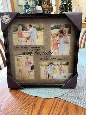 13 X 13 Picture Frame  Cherished Moments Family Forever Memories  Multi Pictures • £9.35