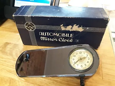 $150 • Buy Vtg Antique Car Automobile  Pull String  8 Day Clock New Haven Clock Co. Works!