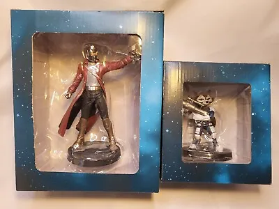 £17.95 • Buy New Marvel Eaglemoss Guardians Of The Galaxy Starlord & Rocket Figure Statues