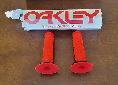 Oakley B-1B BMX Grips Red New In BOX • $250