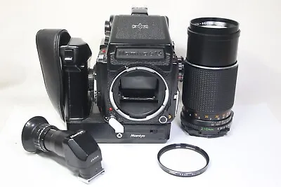 Mamiya M645 1000S Camera + Sekor-C 210mm F/4 Lens + Winder Grip + Angle Finder • $319