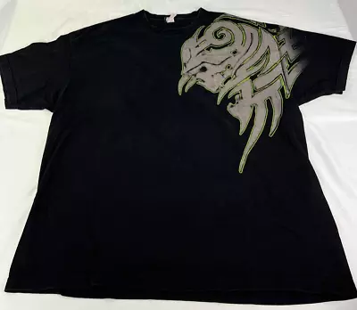 Metal Mulisha Black T-Shirt Men’s 2XL XXL Skull Graphic Print (Slightly Faded) • $17.99