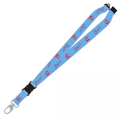 MLB Atlanta Braves Retro Lanyard Light Blue Detachable Clip Swivel Clasp Hook • $11.95