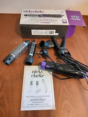 Nicky Clarke Frizz Control Air Styler 4 Attachments Accessories Beauty  • £24.99