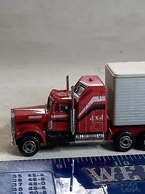 Vintage DieCast Kenworth Rig Semi Truck - Sea Land Trailer - Red Loose HTF • $9.95