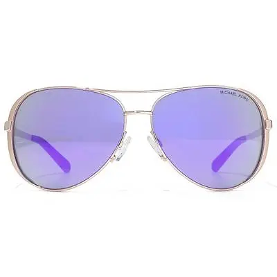 NWT Michael Kors Sunglasses MK 5004 10034V Rose Gold/Mirrored Purple 59 Mm NIB • $49.99