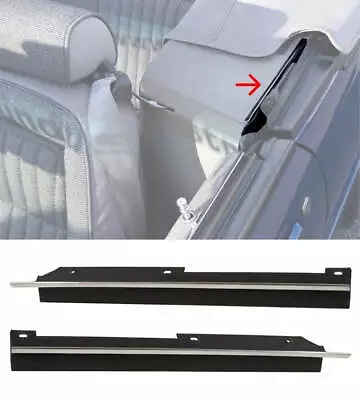 1990-1993 Mustang Convertible Inner Quarter Window Weatherstrip Moldings Pair • $38.48