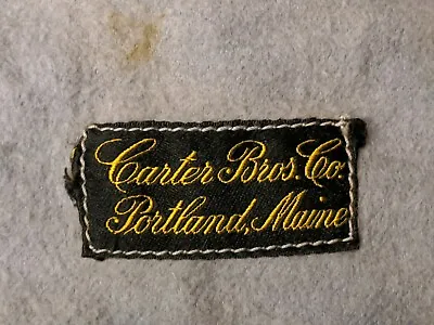 £25.43 • Buy Victorian Carter Bros. Company Portland Maine Grey Anti Tarnish Silver Cloth Bag