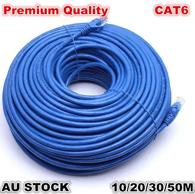 $11.59 • Buy Premium 100M/1000Mbps CAT6 10M/20M/30M/50M Ethernet Rj45 Utp Lan Cable Network