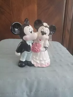 Disney Minnie And Mickey Mouse  Wedding Bride And Groom Figurine • $24