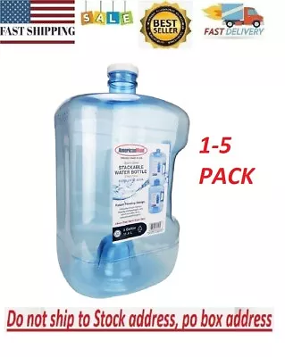 Water Jug Empty Refillable Water Bottle Load Water Dispensers Blue 3 Gallons • $15.97