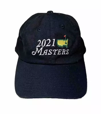 2021 Masters Golf American Needle Strapback Adjustable Black Hat • $20