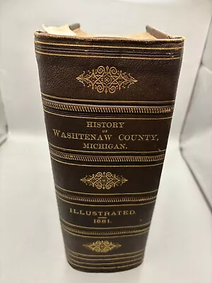 History Of Washtenaw County Michigan 1881 & History Of Michigan  Printed 1881 • $148.68