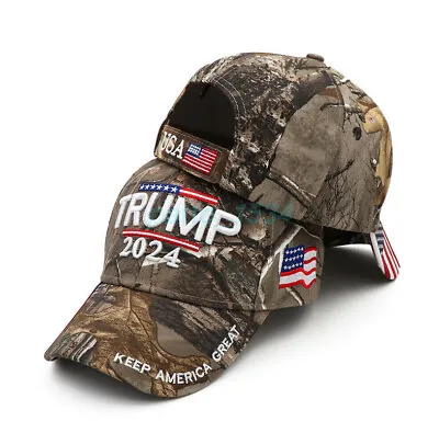 $19.39 • Buy Donald Trump 2024 MAGA Hat Cap Camo USA KAG Make Keep America Great